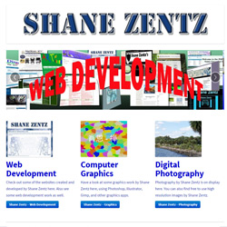 web developing by Shane Zentz