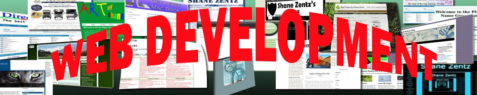 Shane Zentz Website Development
