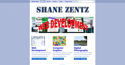 Shane Zentz Website Design and Development